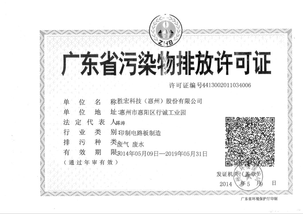 信息公开：ky开元科技2015-2019年排污许可证